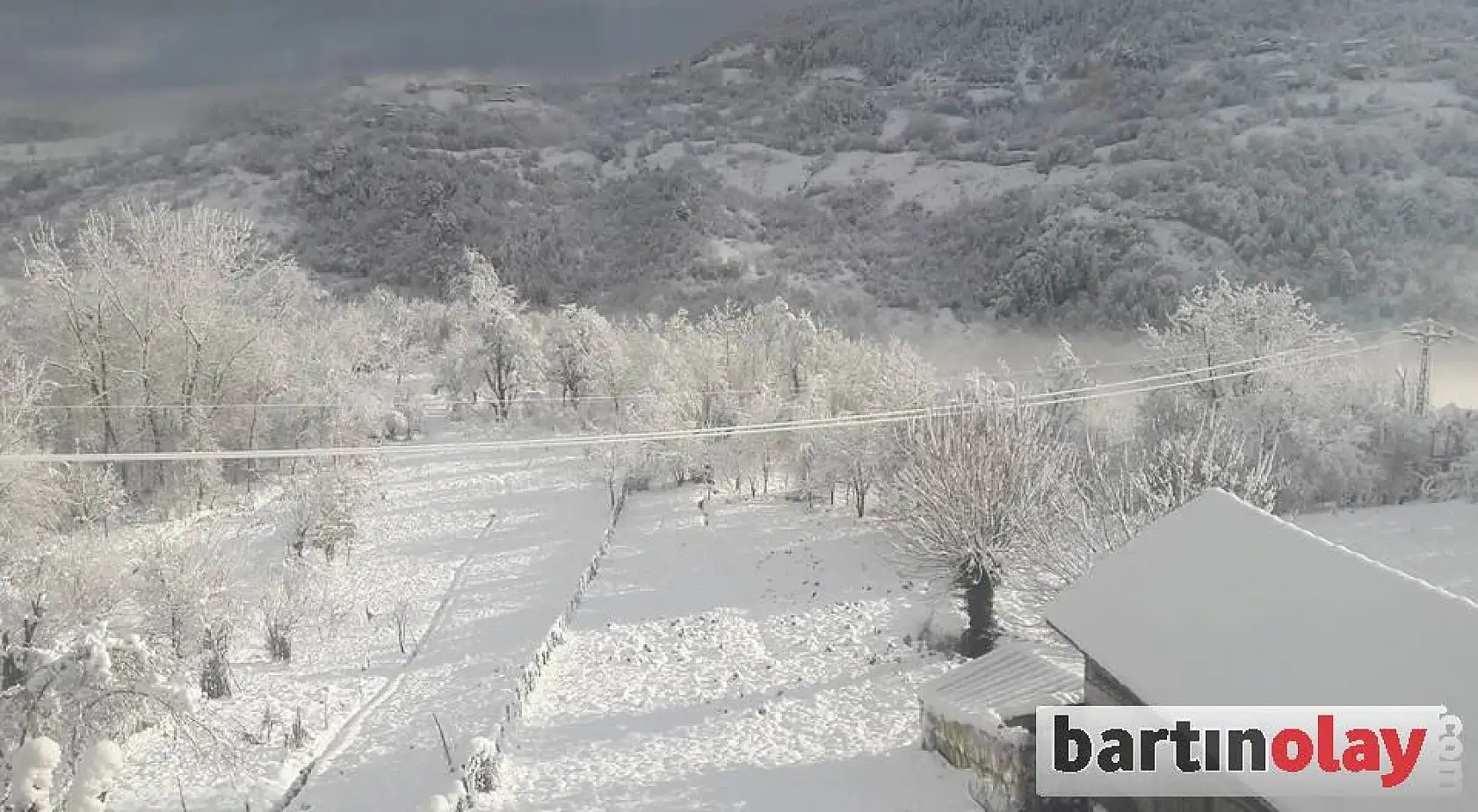 Bartın'da beklenen kar etkisini gösterdi