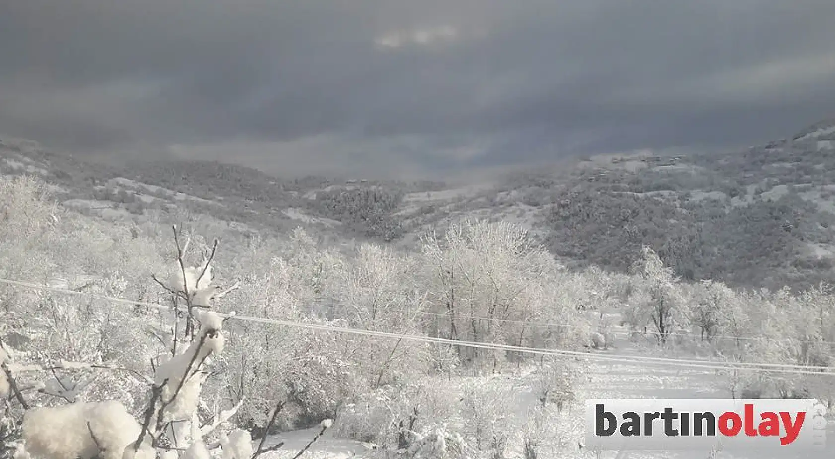 Bartın'da beklenen kar etkisini gösterdi