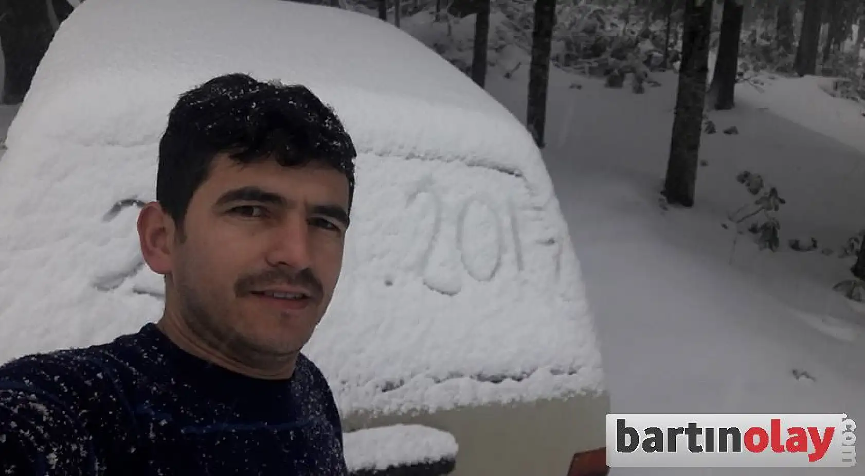 Bartın'da Yüksek Kesimlere Kar Yağdı