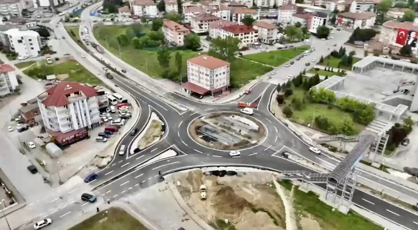 Valilik yanındaki Akıllı Kavşak tamamlandı