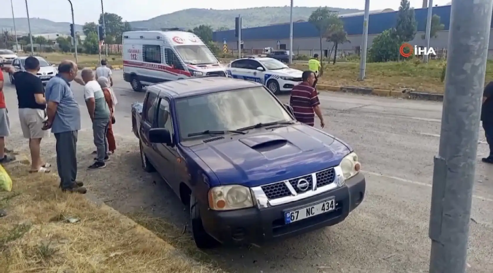 Bartın ekibi Çaycuma'da kaza yaptı