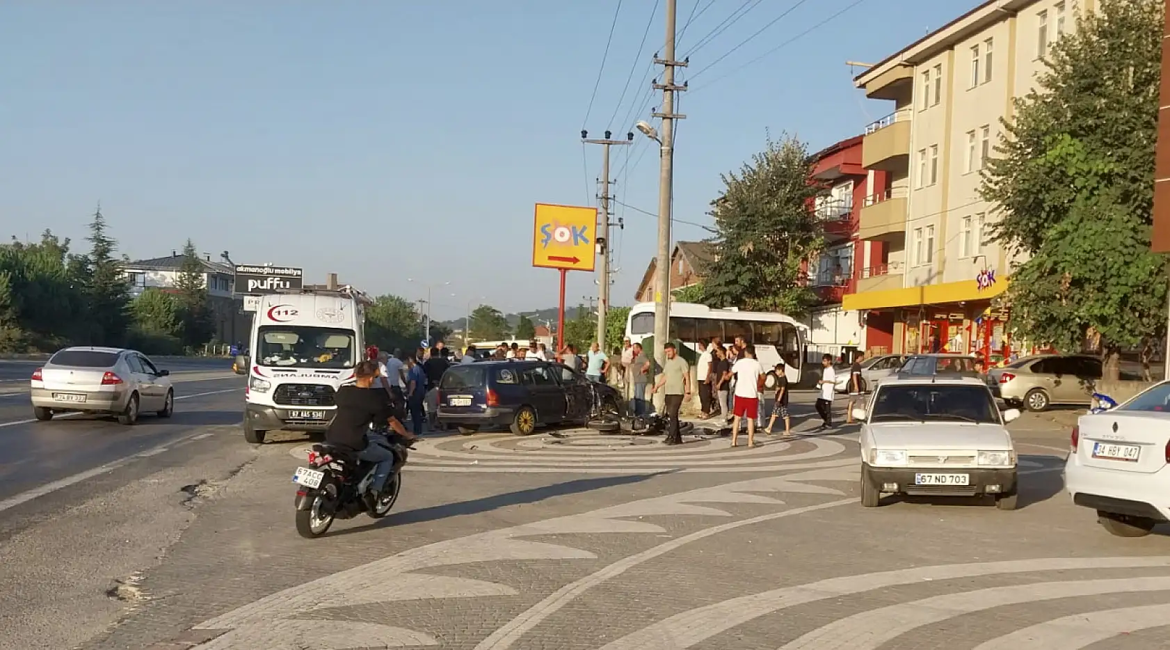 Aynı noktada yine kaza