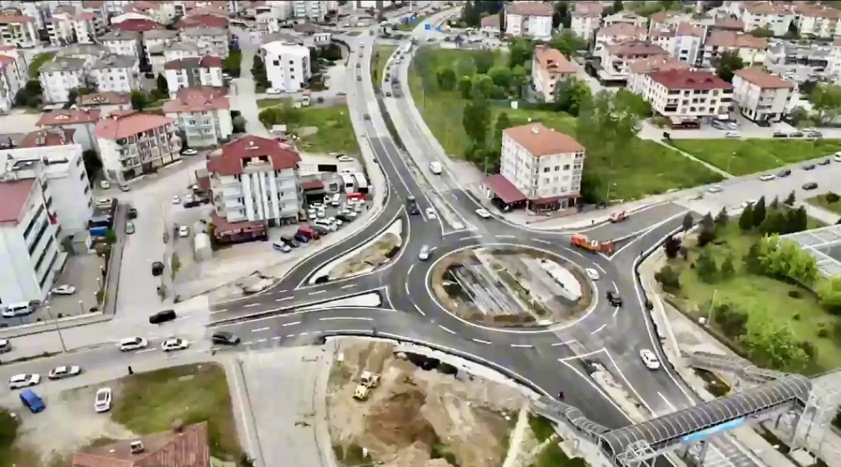 Valilik yanındaki Akıllı Kavşak tamamlandı