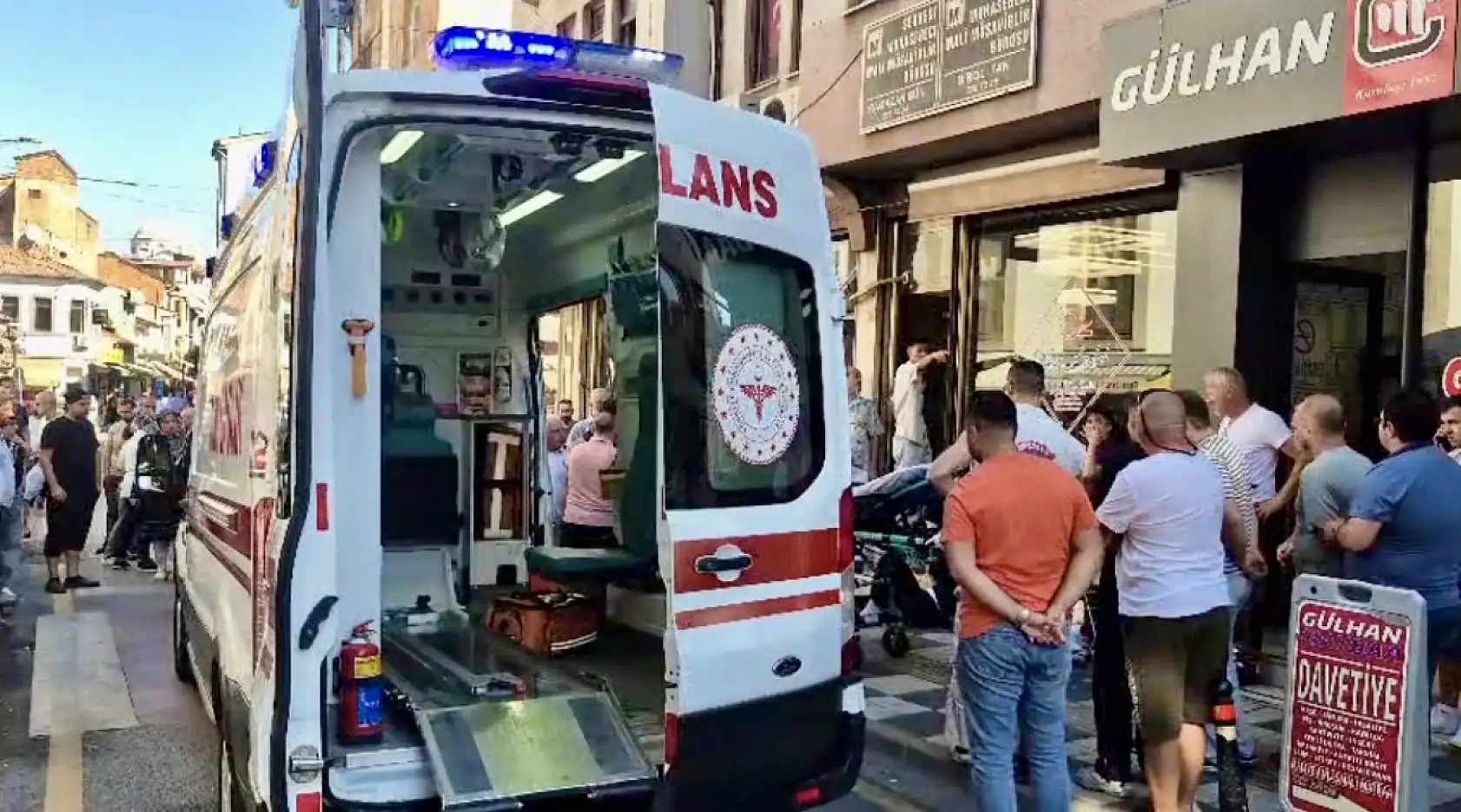 Bartın şadırvanda silah sesleri