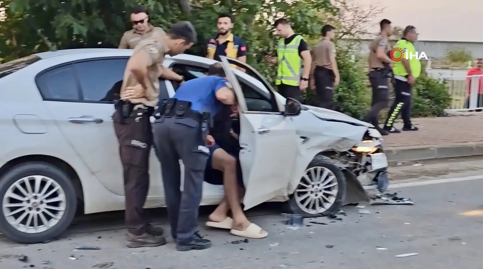 Silahlı saldırı kamerada