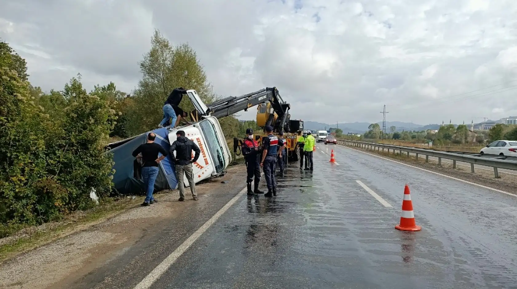 Aynı yerde yine kaza