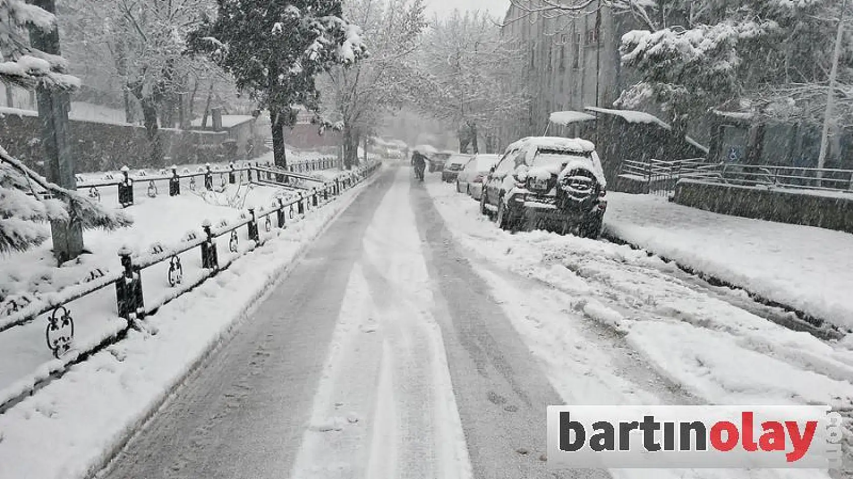 Bartın'da kar etkisini sürdürüyor!