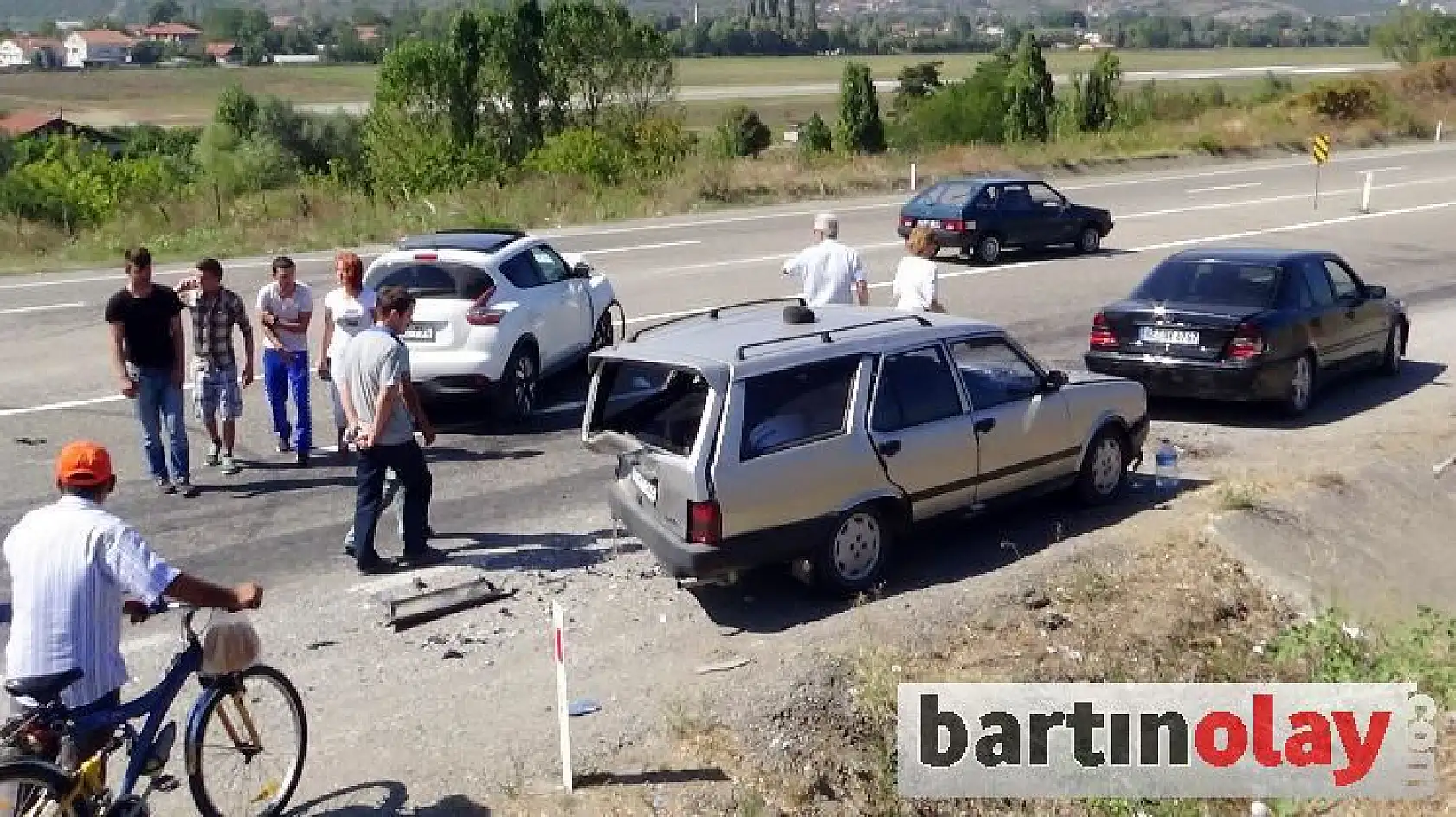 Bartın- Çaycuma yolunda kaza:5 yaralı