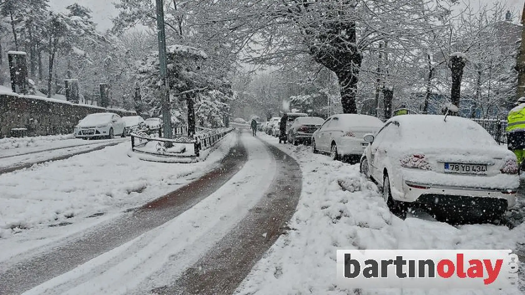 Bartın'da kar etkisini sürdürüyor!