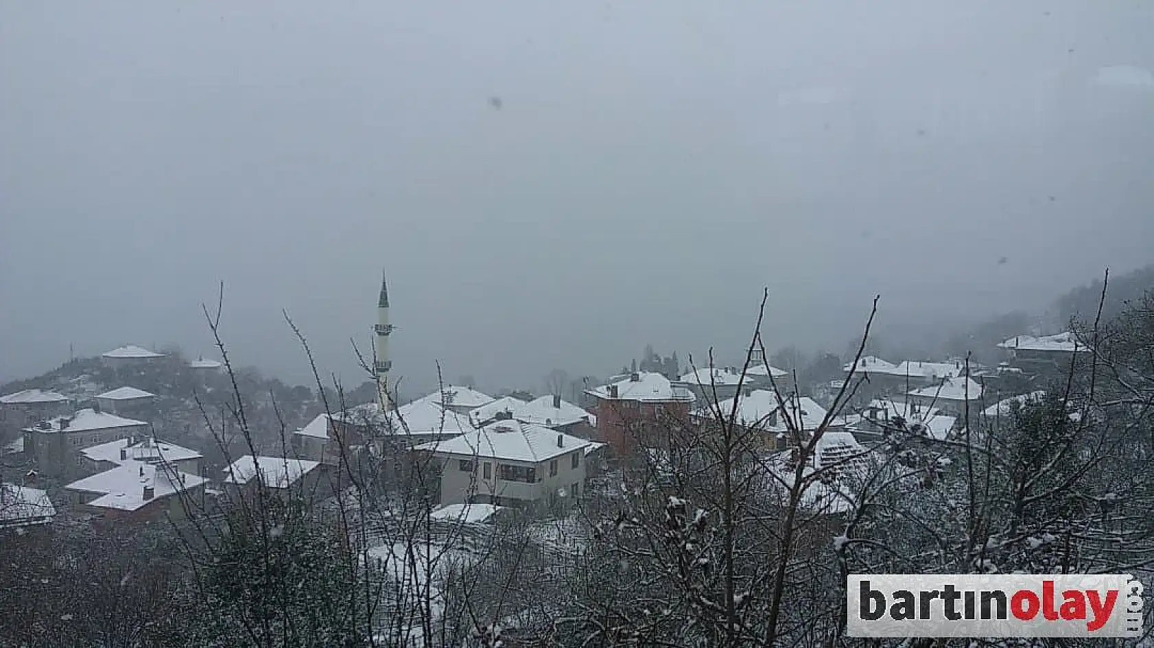 Mart Karı Bartın'ı Beyaza Bürüdü