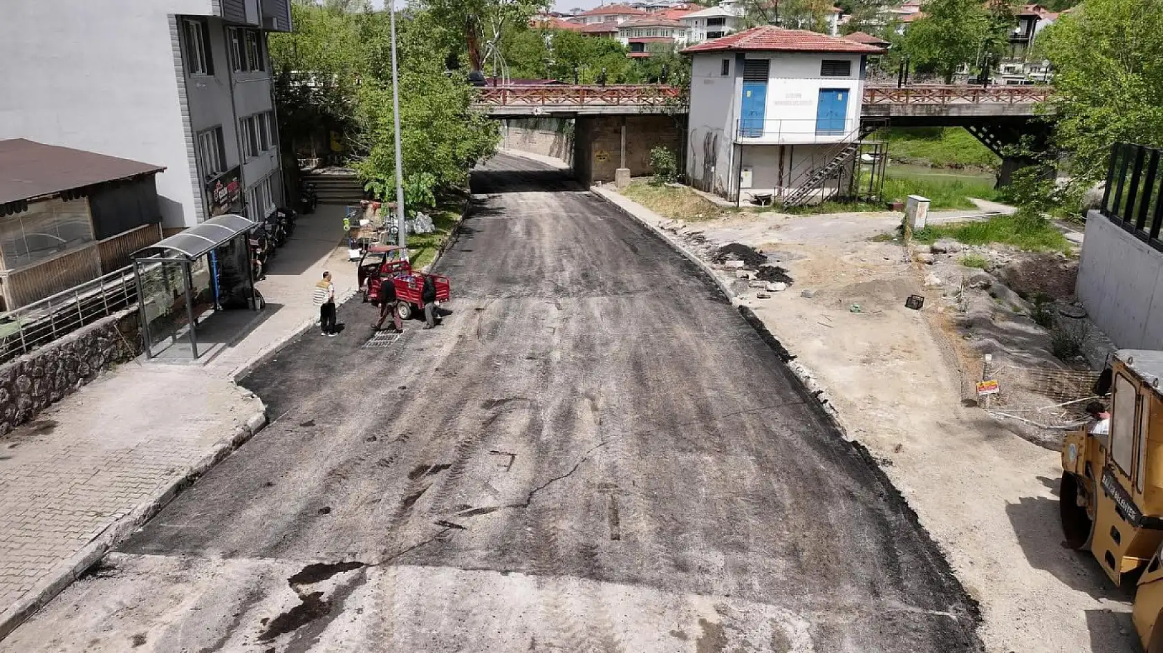 Çalışmalar bitti, yol ulaşıma açıldı