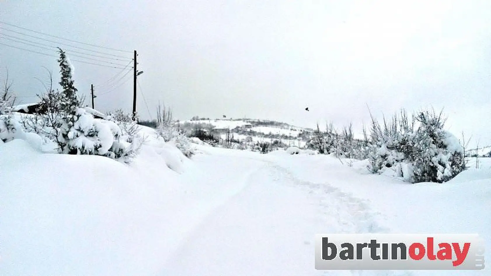 Bartın'da kar kalınlığı 1,5 Metreyi Geçti