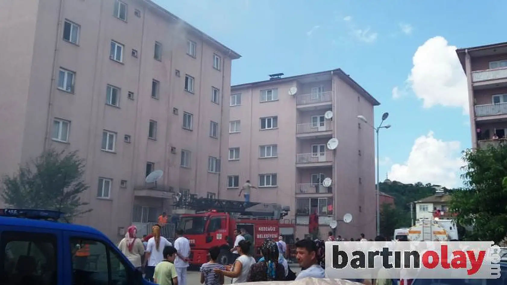 Kozcağız'da korkutan yangın