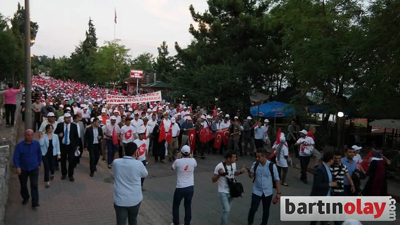 15 Temmuz Yürüyüş ile başladı, nöbet ile devam etti