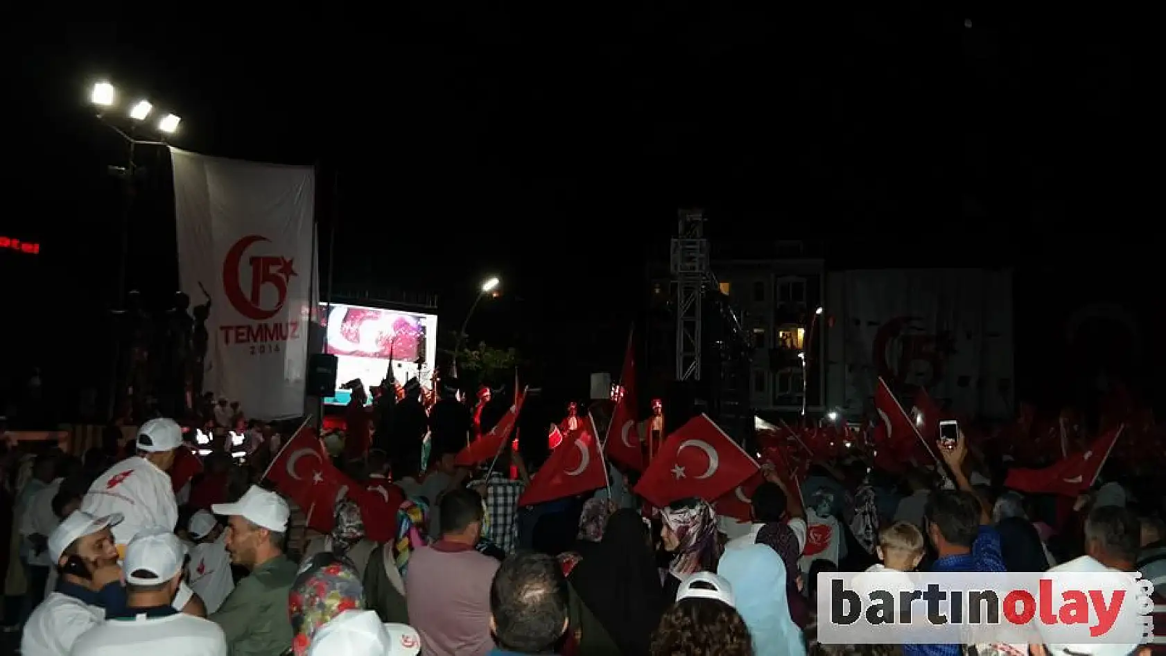 15 Temmuz Yürüyüş ile başladı, nöbet ile devam etti