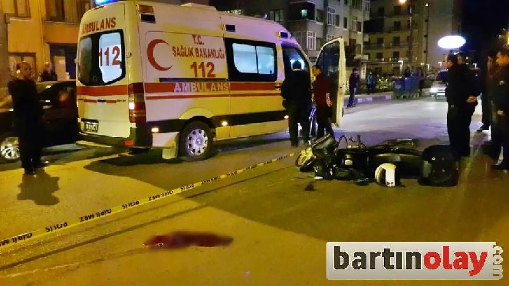 Bartın'da ölümlü motor kazası