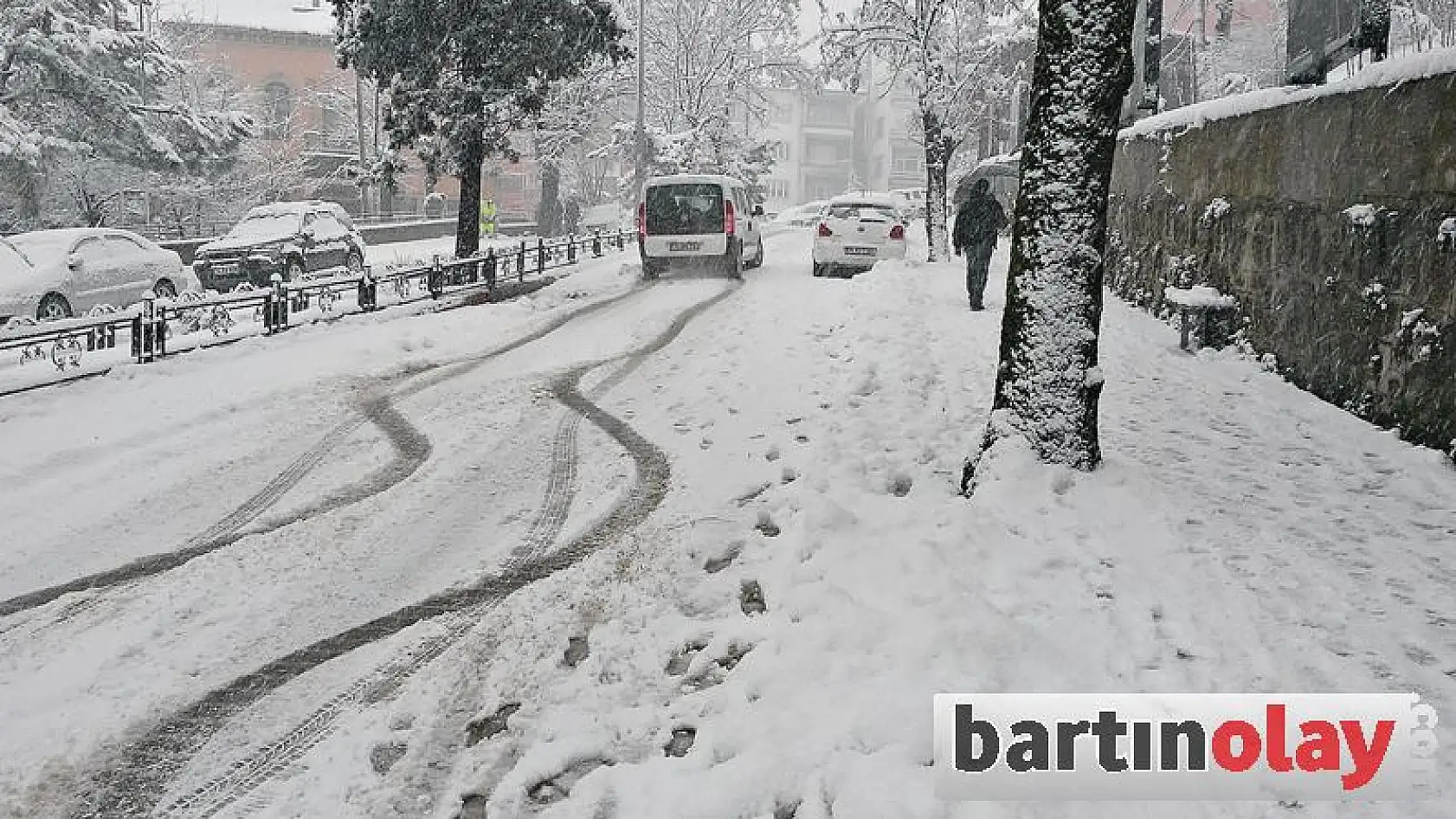 Bartın'da kar etkisini sürdürüyor!