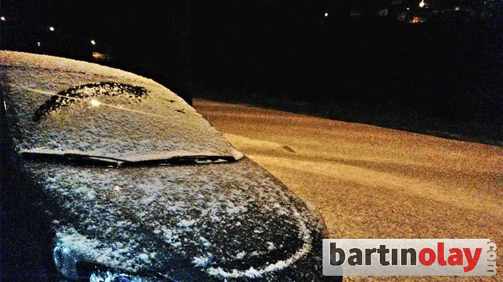 Fındık büyüklüğünde dolu yağdı