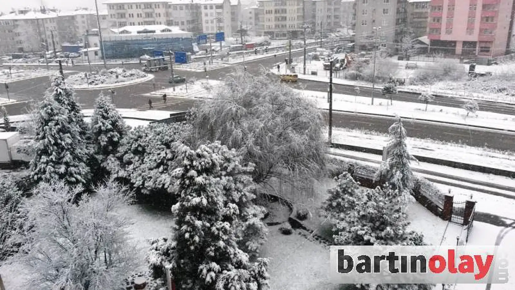 Bartın'dan kar manzaraları