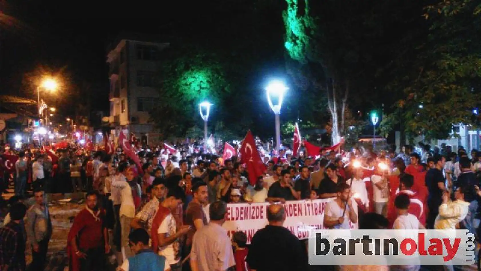 Kozcağız'da terör lanetlendi