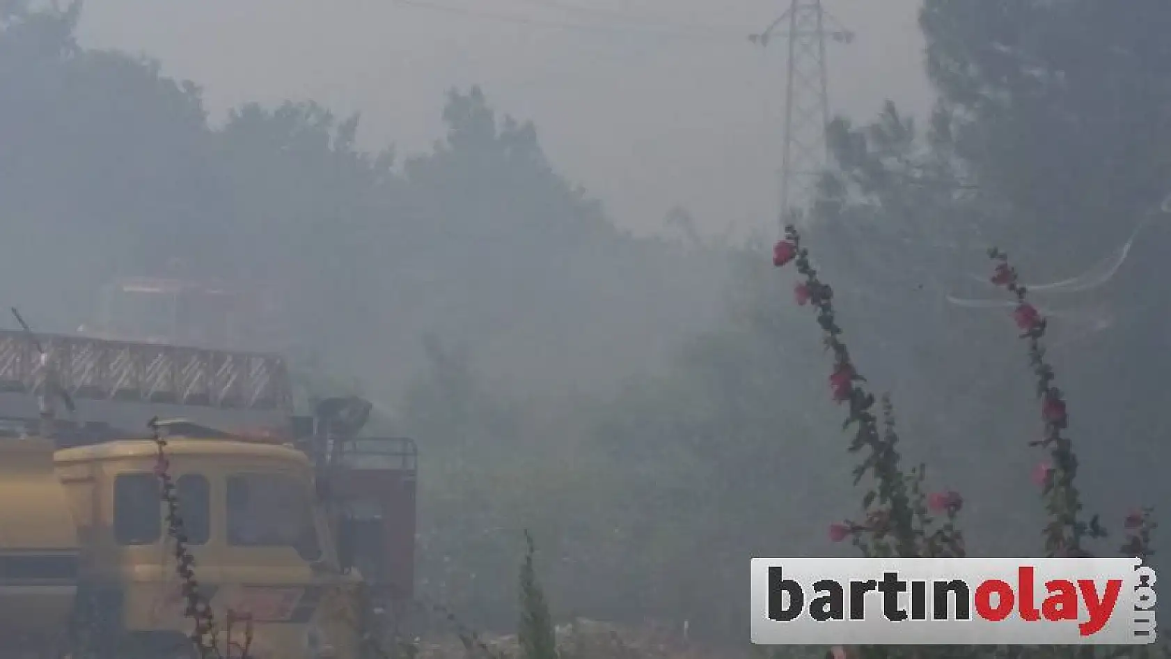 İnkumu tepesinde yangın!