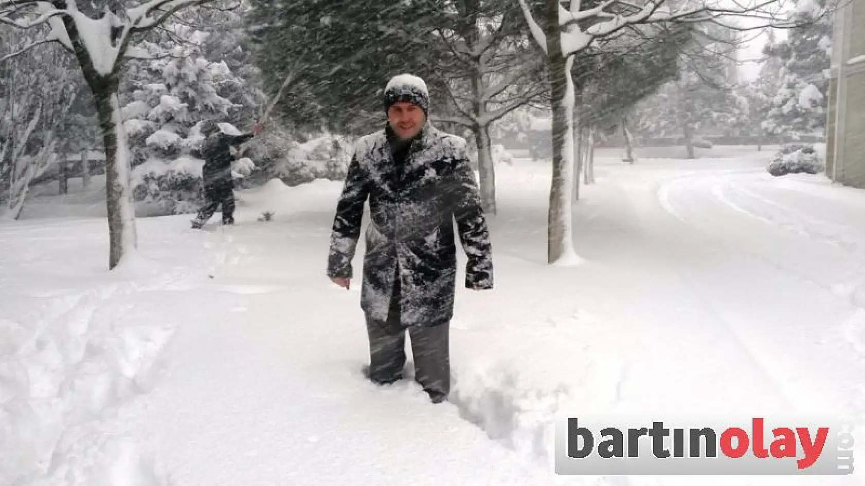 Bartın'da Kar Kalınlığı 25 Santimi Buldu