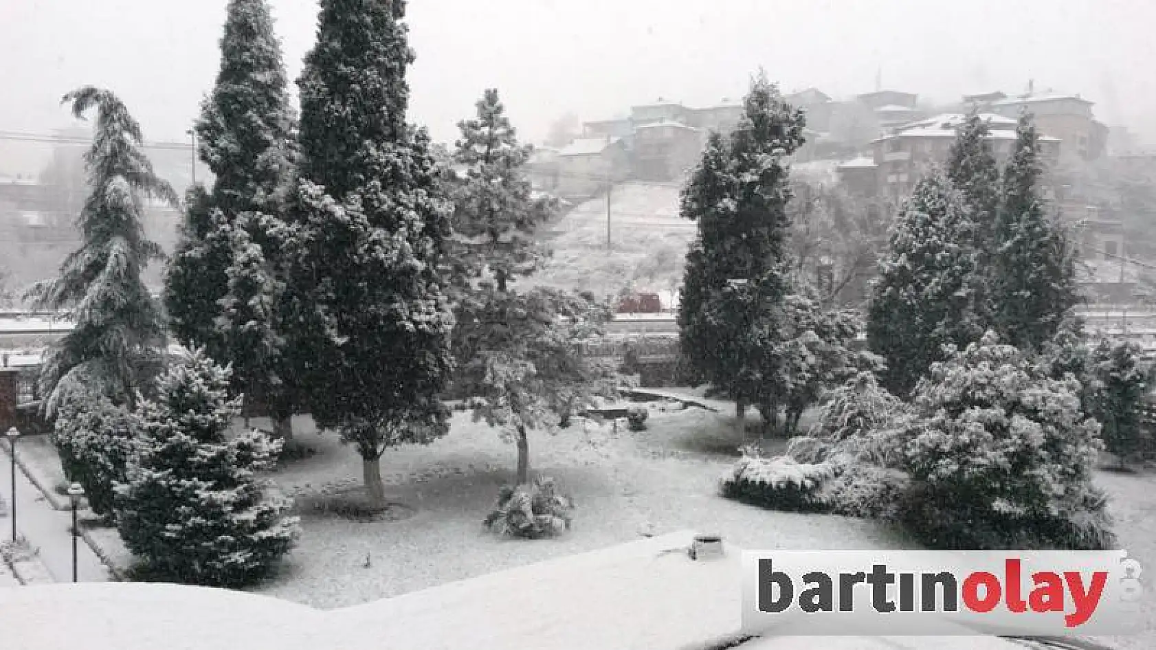 Bartın'dan kar manzaraları