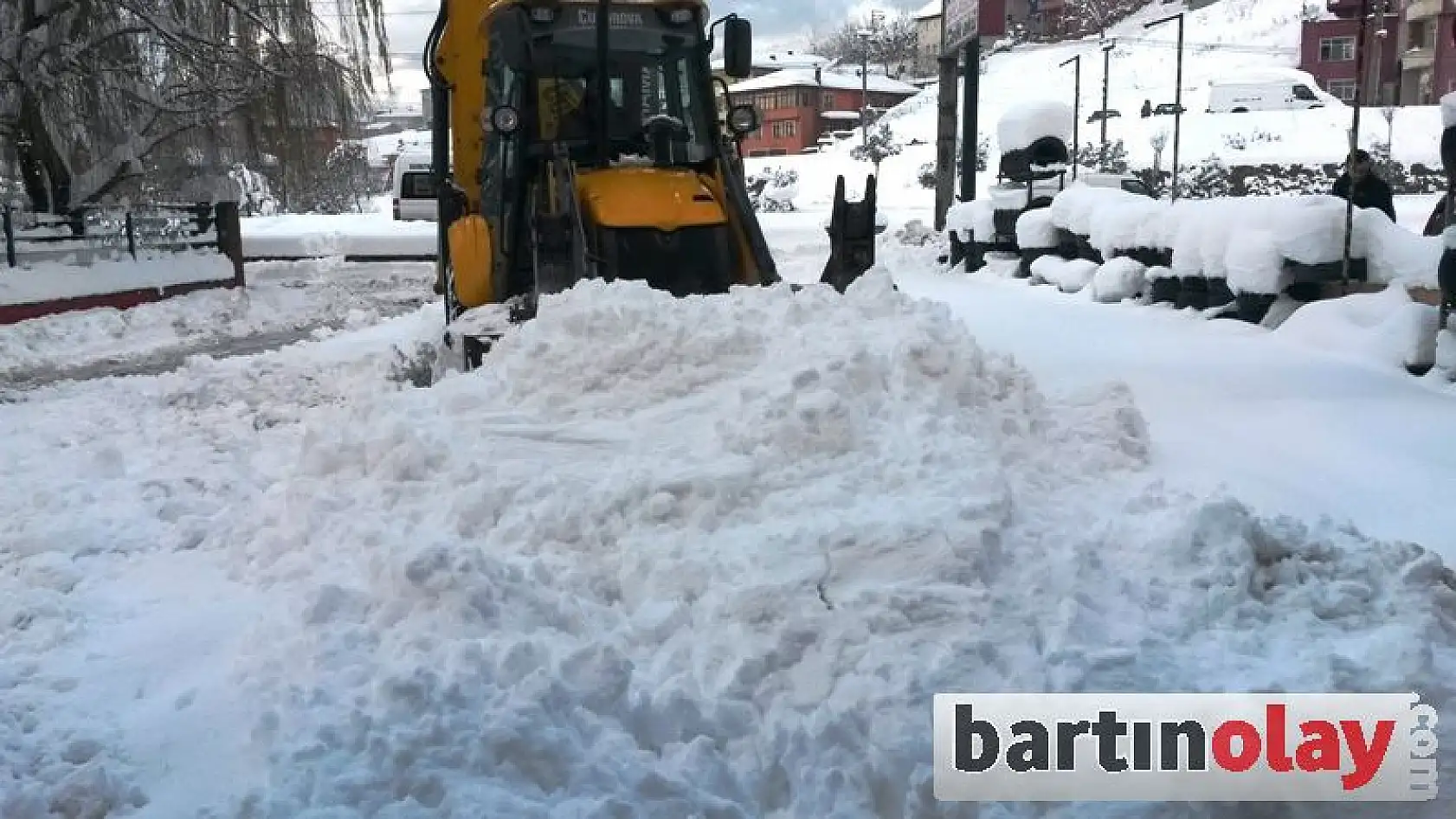 Bartın'da Kar Kalınlığı 1 Metreye yaklaştı
