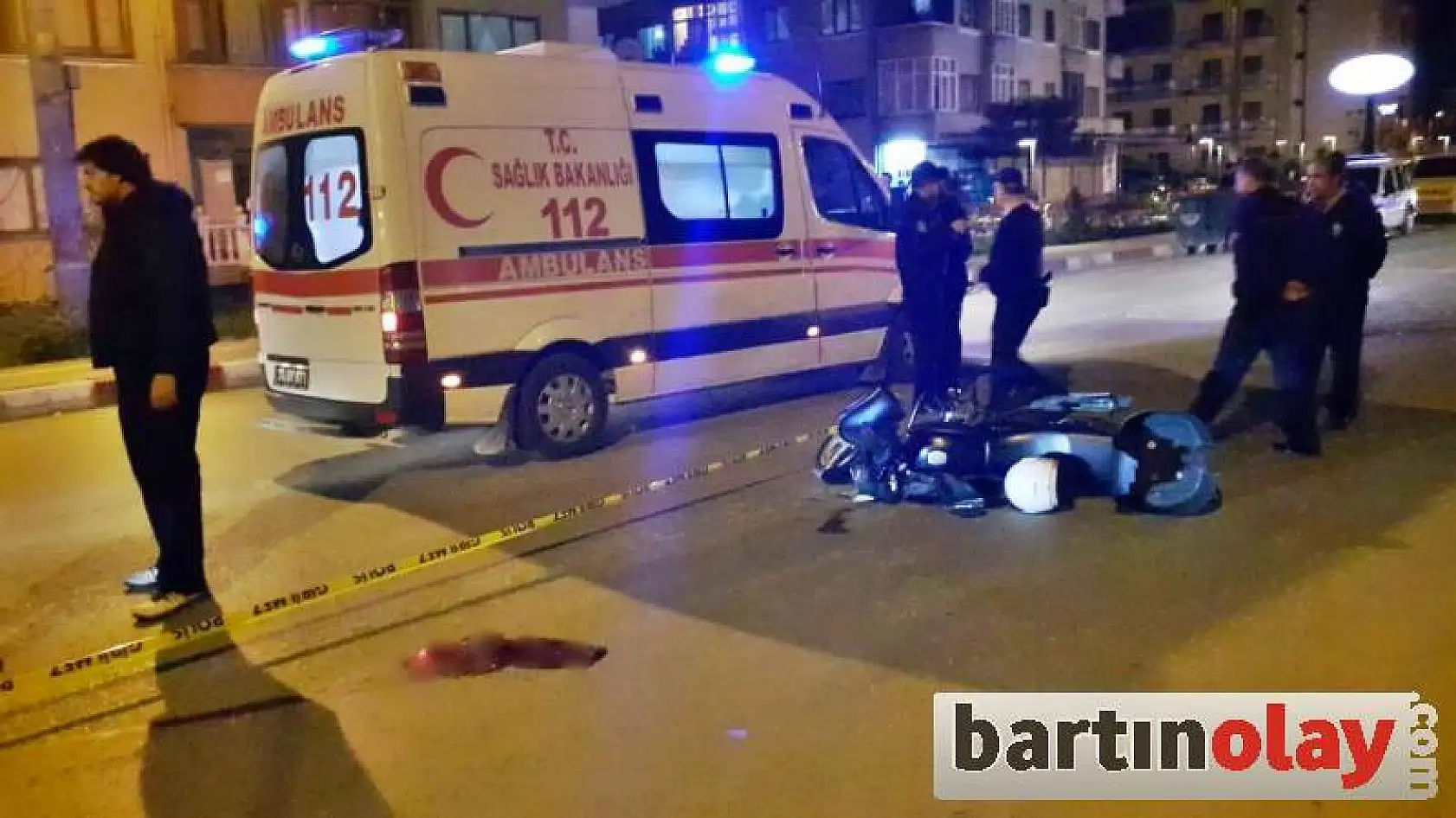 Bartın'da ölümlü motor kazası