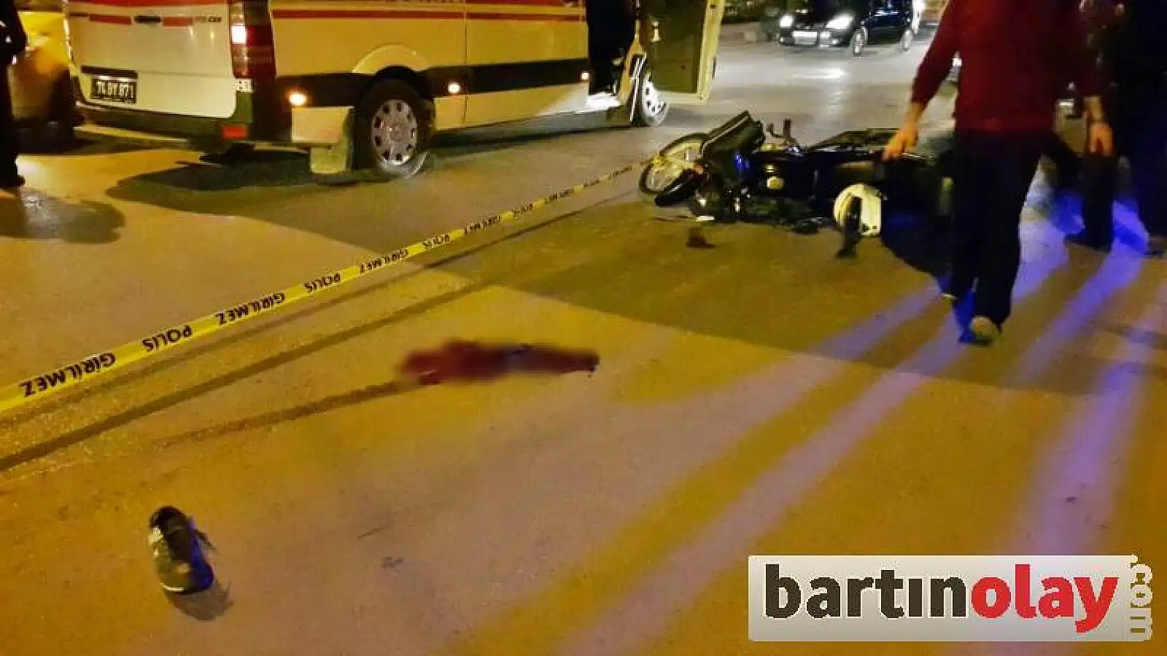 Bartın'da ölümlü motor kazası