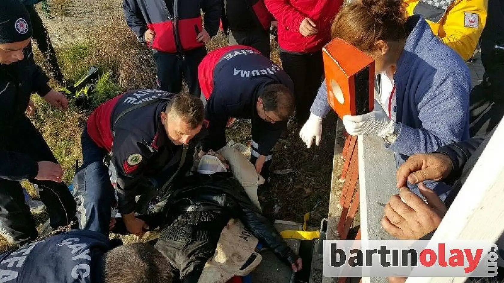 İntihar etmek isteyen şahıs ırmağa atladı