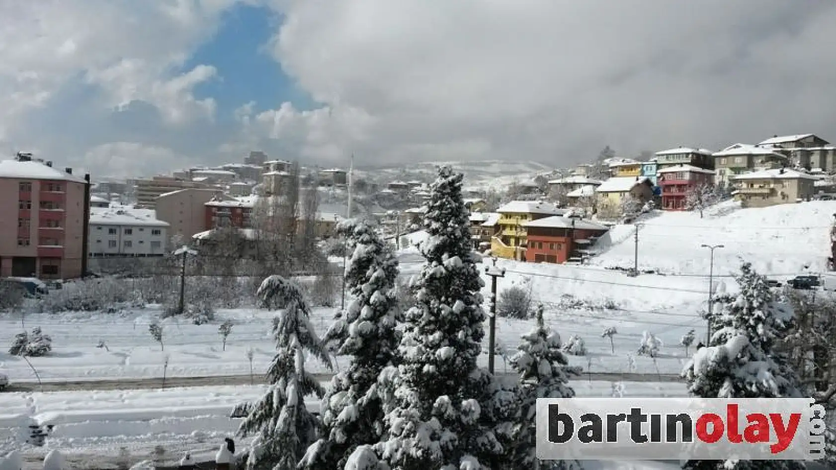 Bartın'da Kar Kalınlığı 1 Metreye yaklaştı