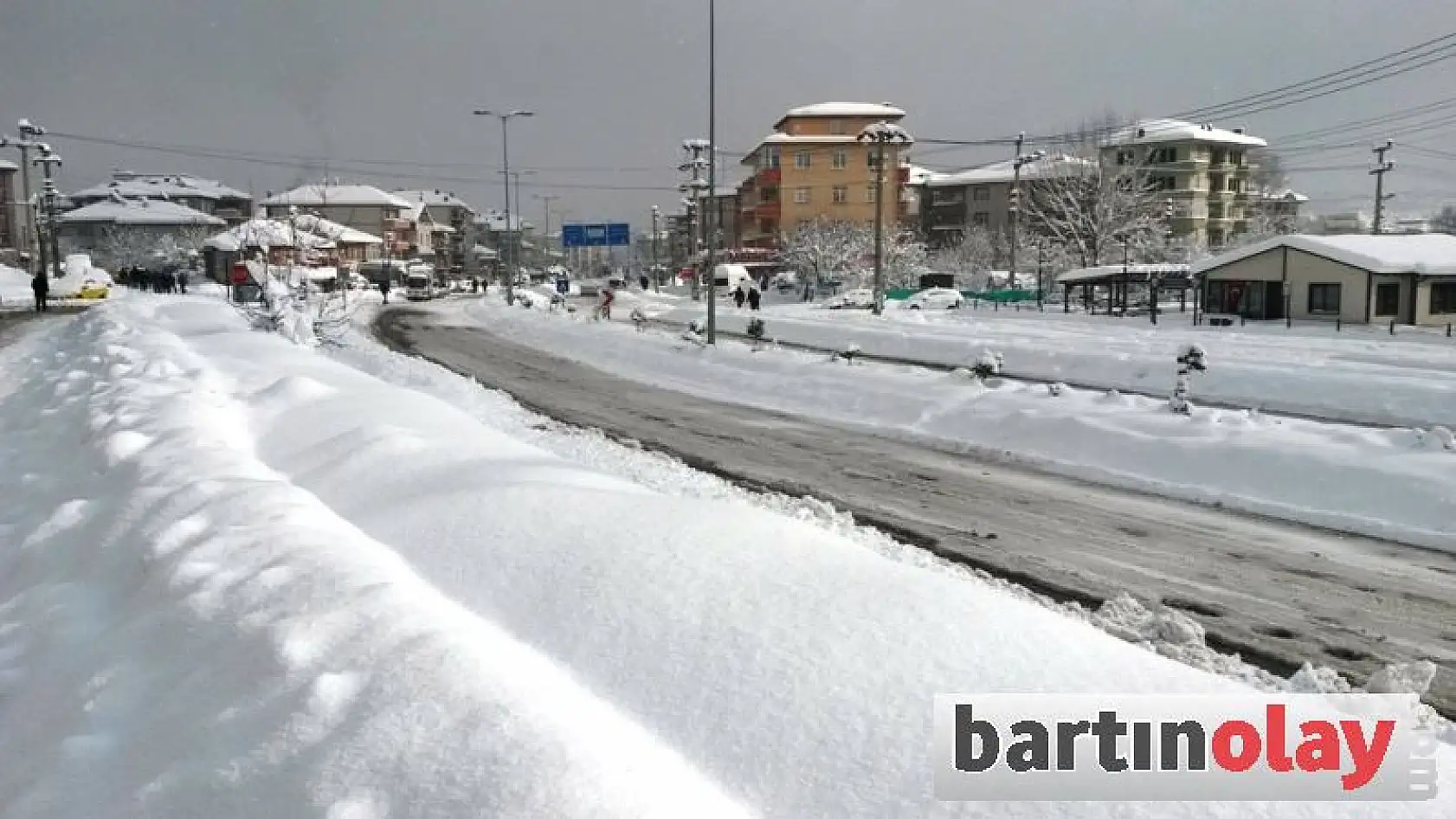 Bartın'da Kar Kalınlığı 1 Metreye yaklaştı