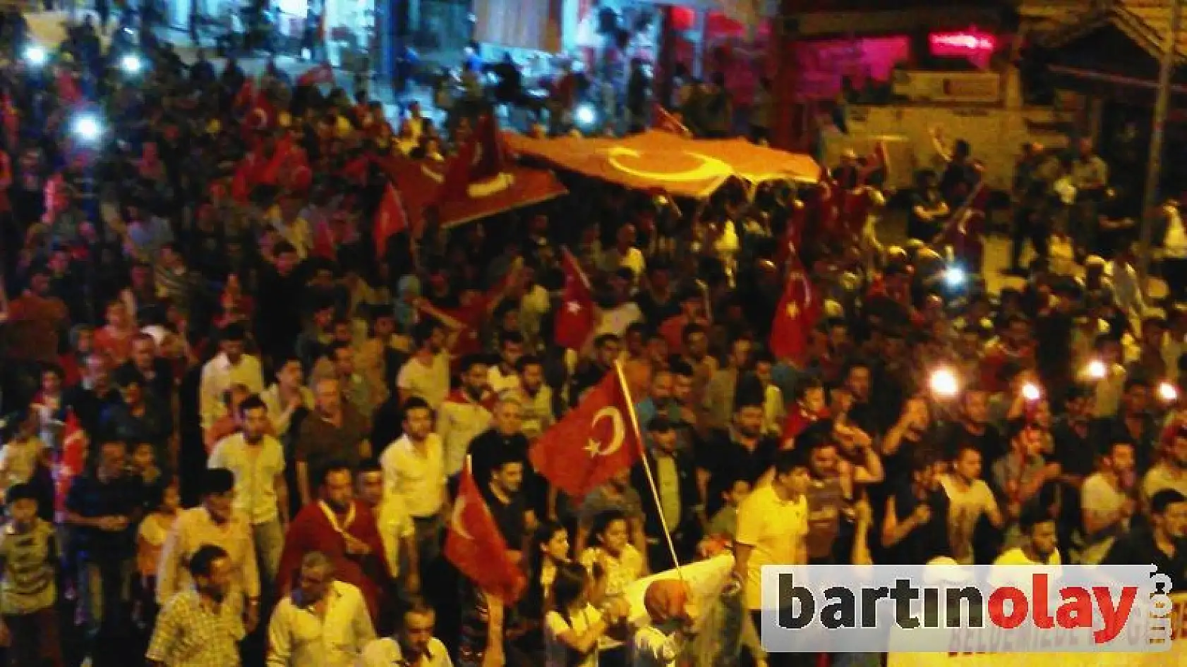 Kozcağız'da terör lanetlendi