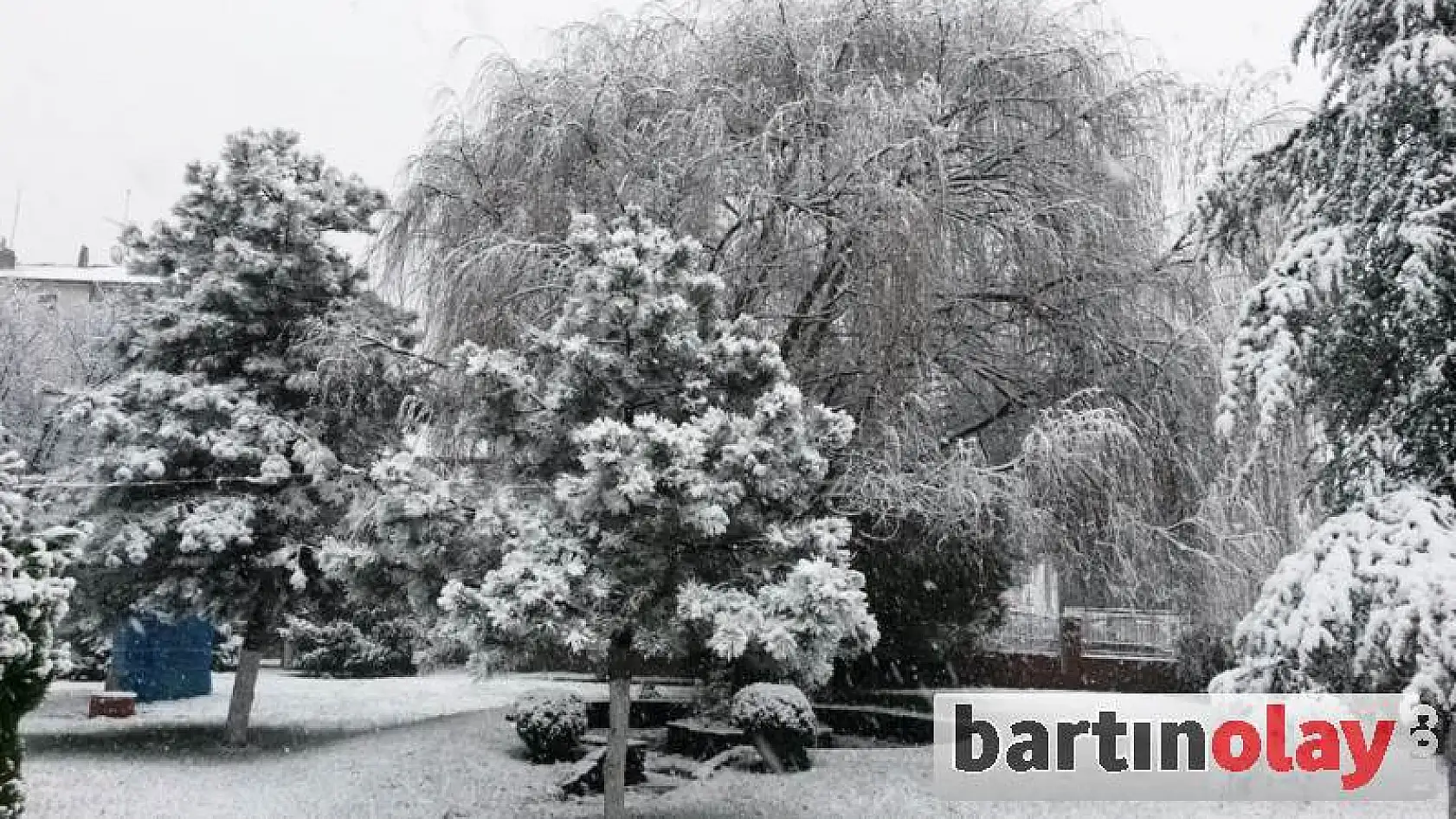 Bartın'dan kar manzaraları