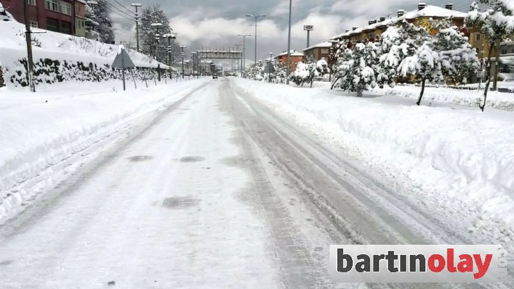 Bartın'da Kar Kalınlığı 1 Metreye yaklaştı