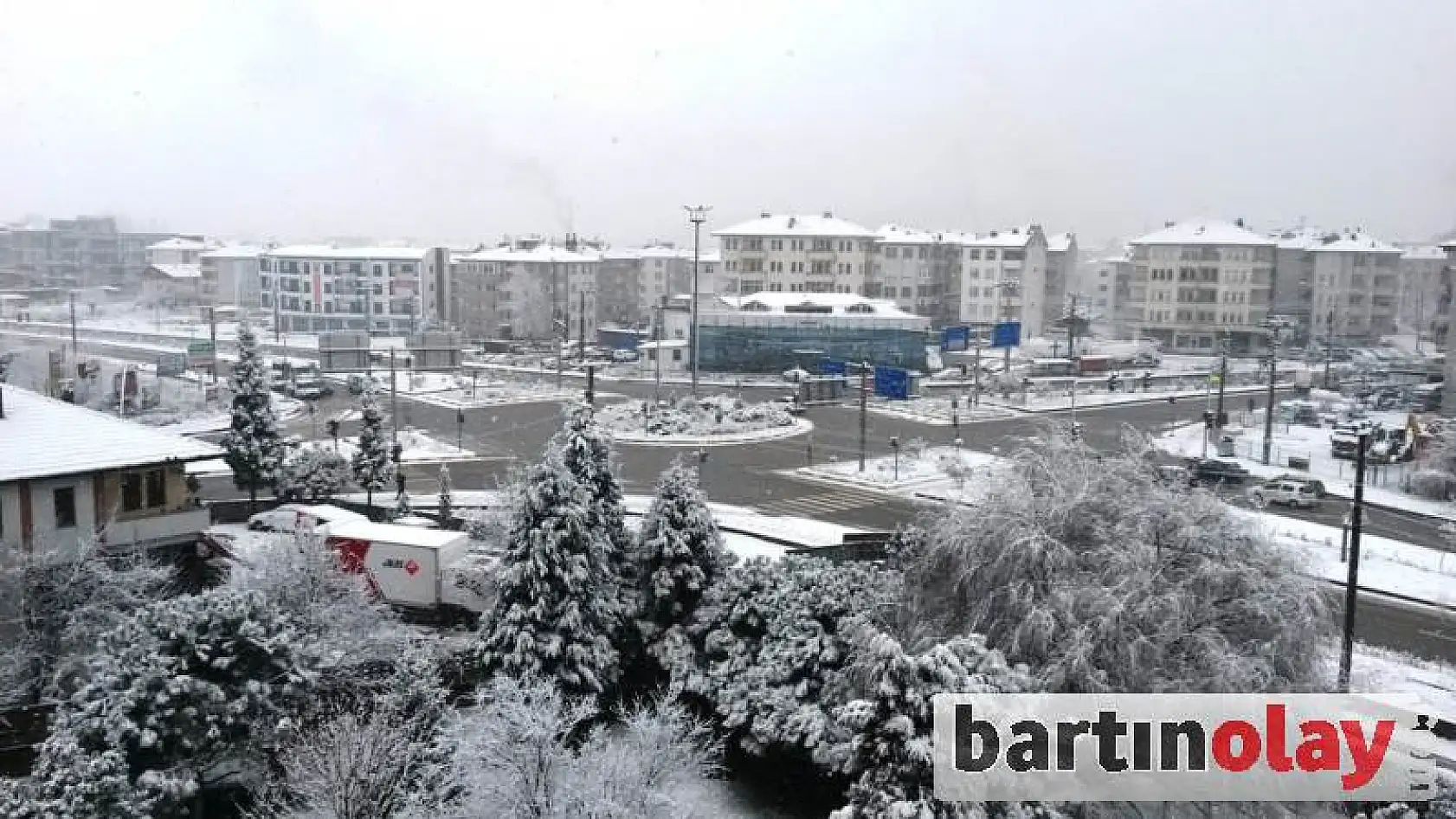 Bartın'dan kar manzaraları