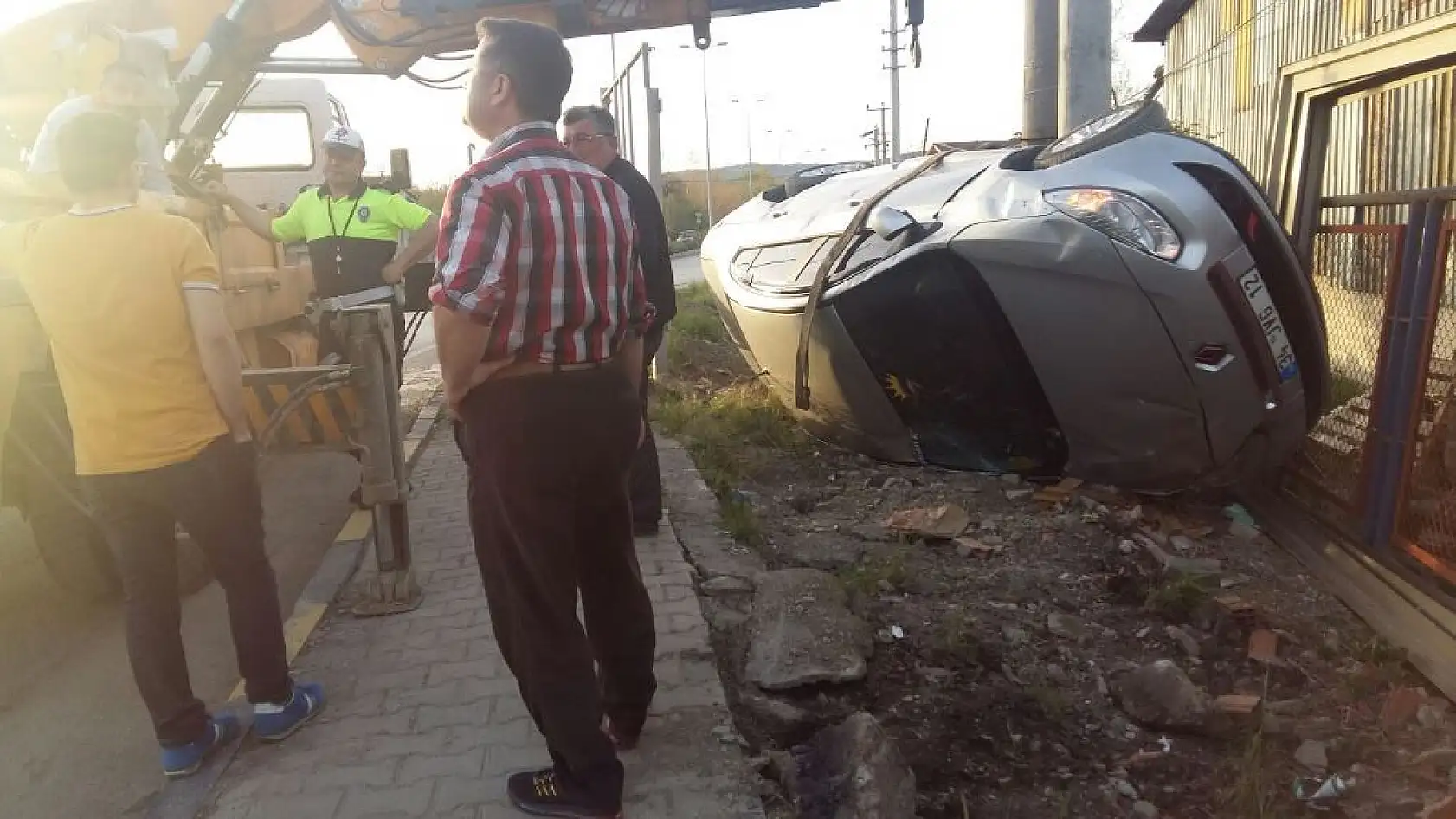 Akıllı kavşakta kaza