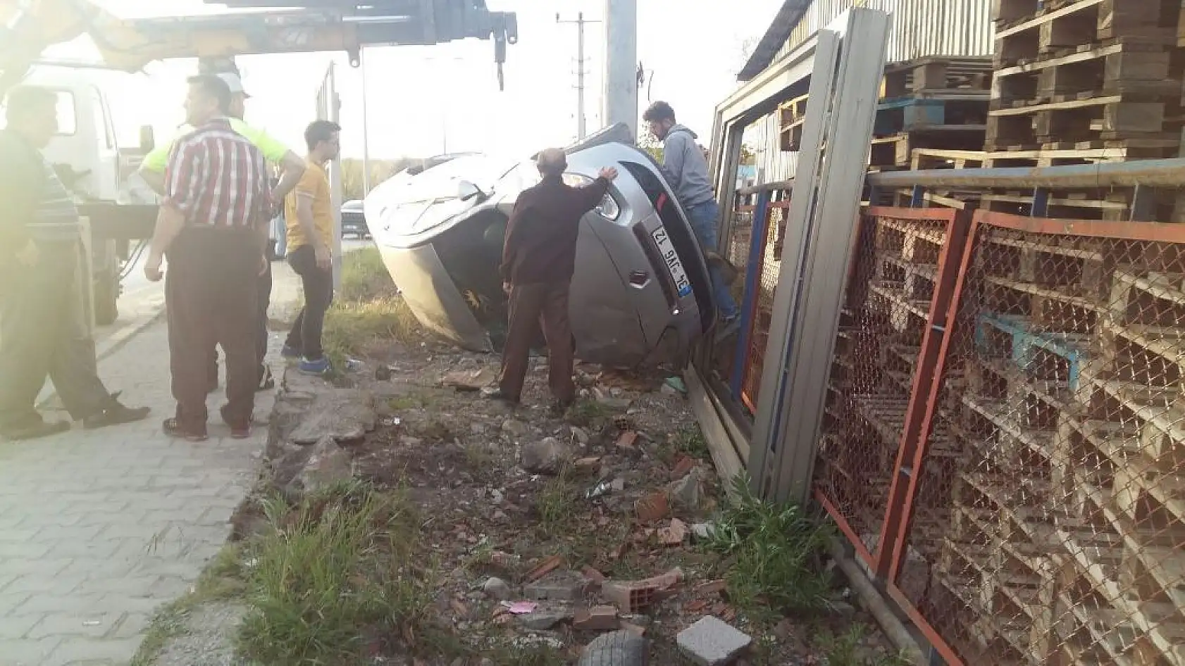 Akıllı kavşakta kaza