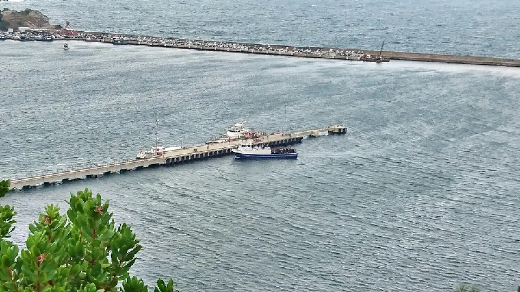 Amasra açıklarında mülteci avı