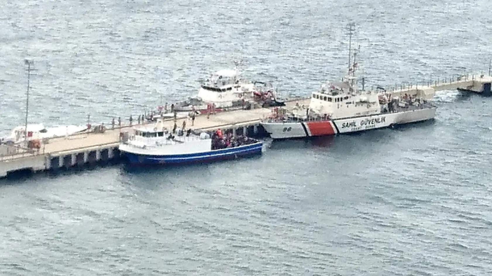 Amasra açıklarında mülteci avı