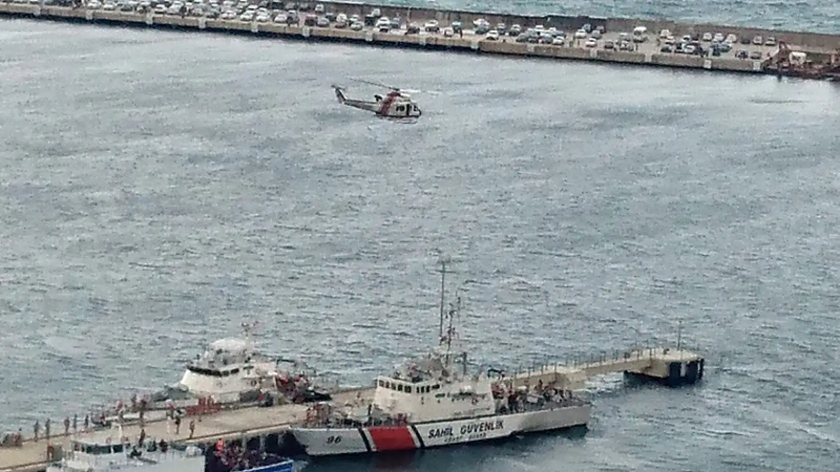 Amasra açıklarında mülteci avı