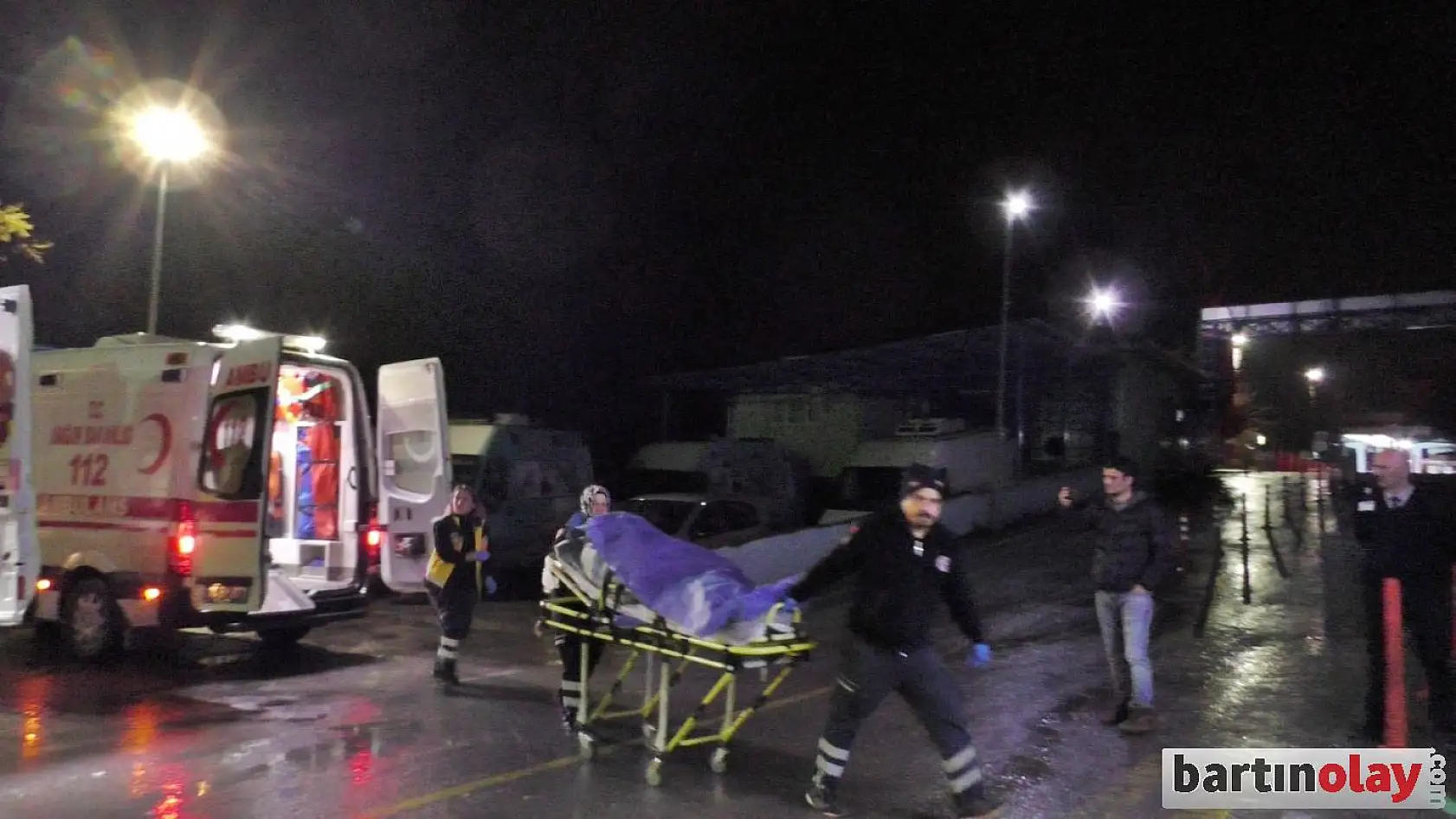 Amasra'da denize otomobil düştü