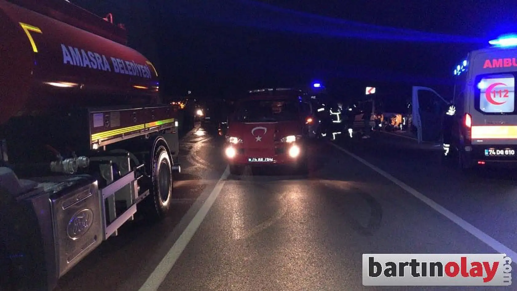 Amasra'da ölümlü kaza!