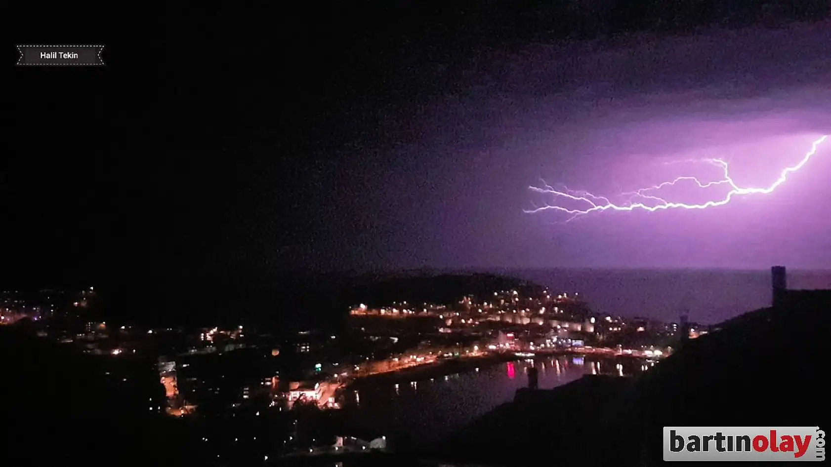 Amasra semalarında şimşek resitali 