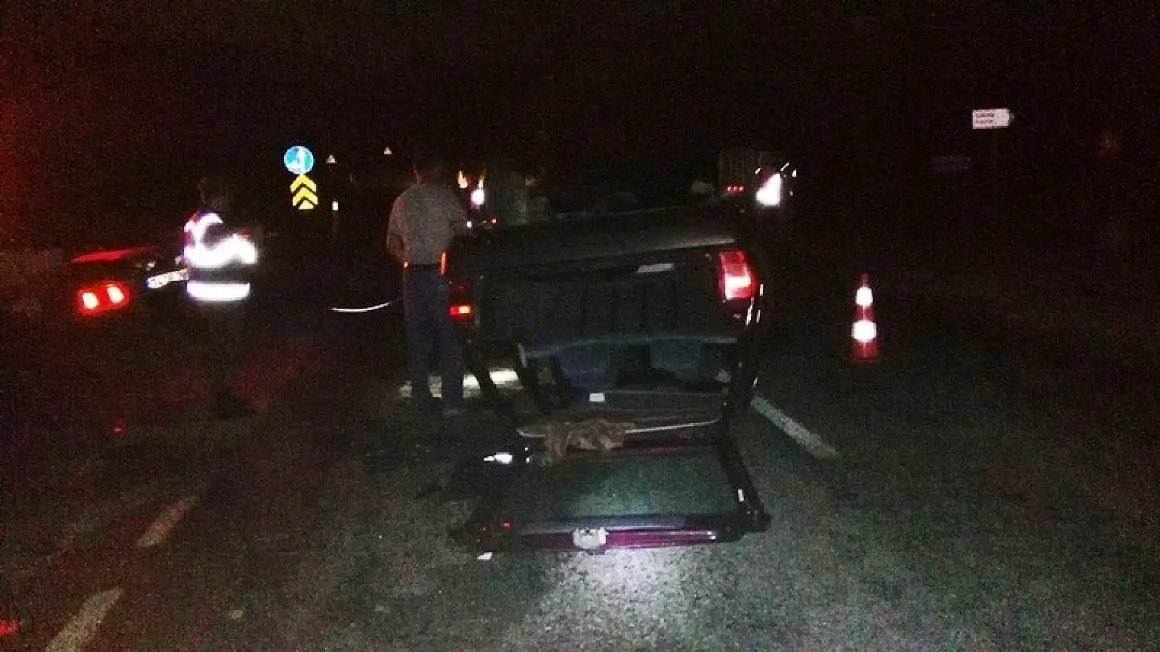 Amasra yolunda feci kaza, 1 ölü