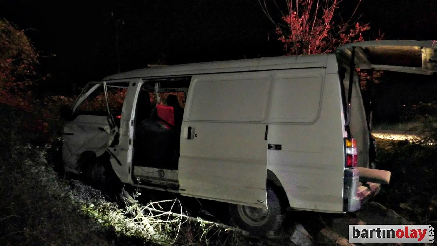 İki araç mandalara çarptı