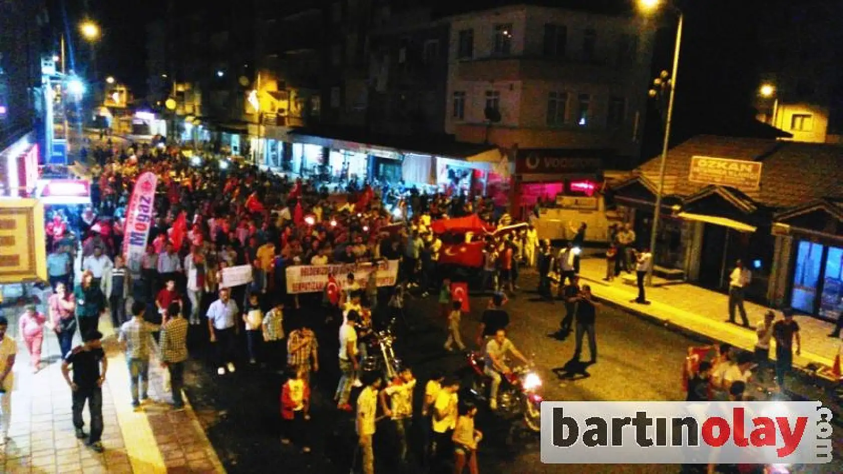 Kozcağız'da terör lanetlendi