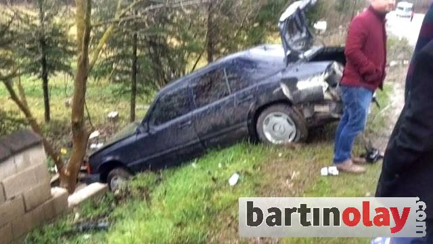 Bartın Abdipaşa yolunda 2 kaza