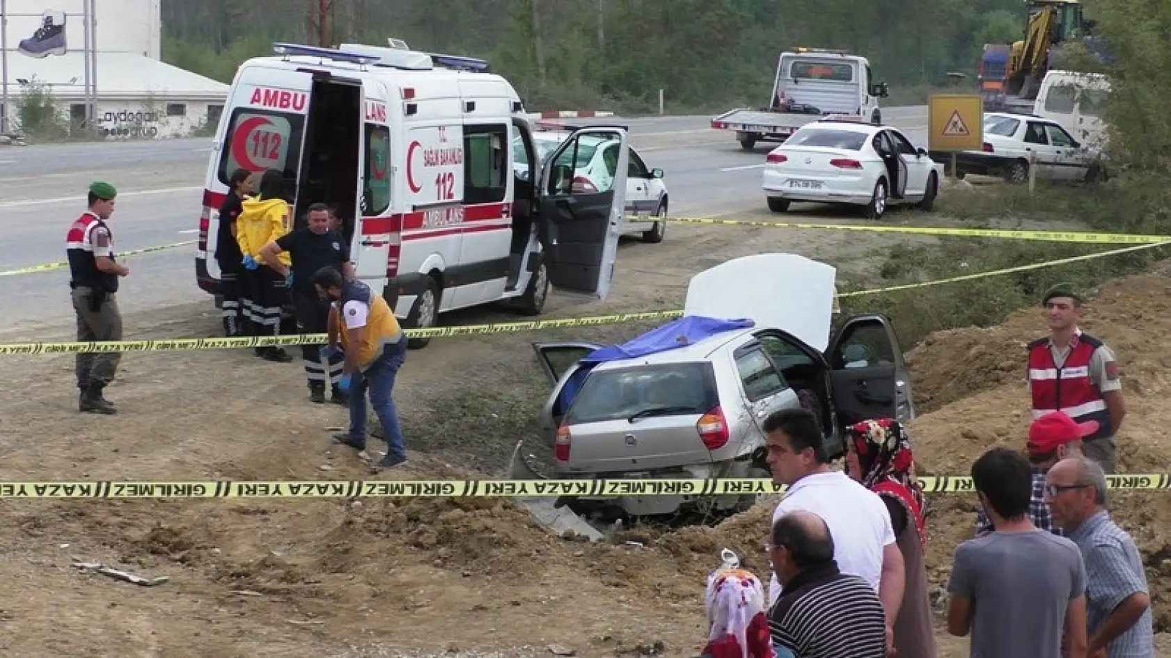 Bartın Çaycuma yolunda feci kaza!!!